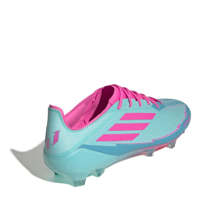adidas F50 Firm Ground Football Boots – Blue/Pink – view 4