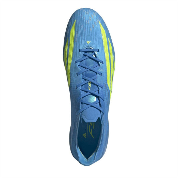 adidas F50 Firm Ground Football Boots – .Blue/Yellow – view 6