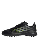adidas F50 Messi Junior Turf Football Boots – Black/Lemon – view 2