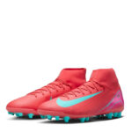Nike Mercurial Superfly 10 Artificial Ground Football Boots – Red/Green – view 4