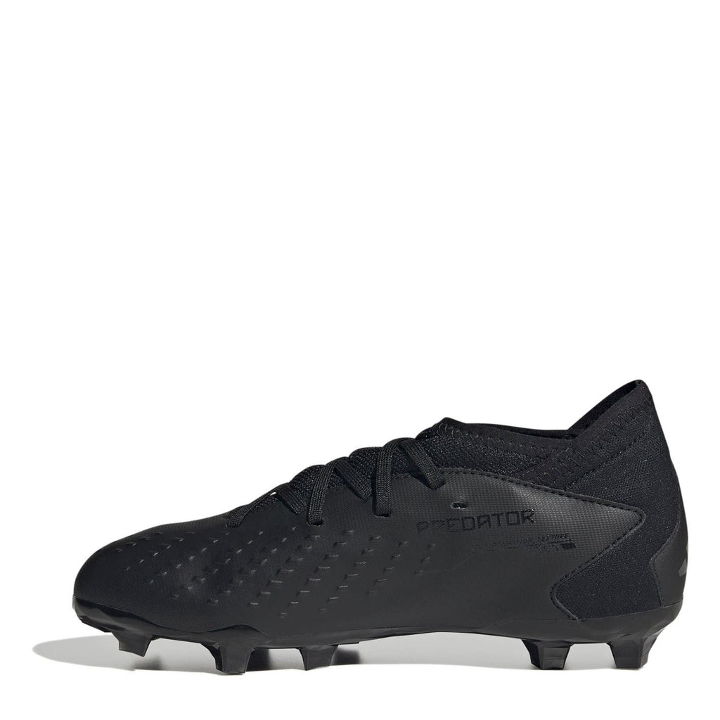 adidas Predator Edge.3 Junior Firm Ground Football Boots – Black/Black – view 2