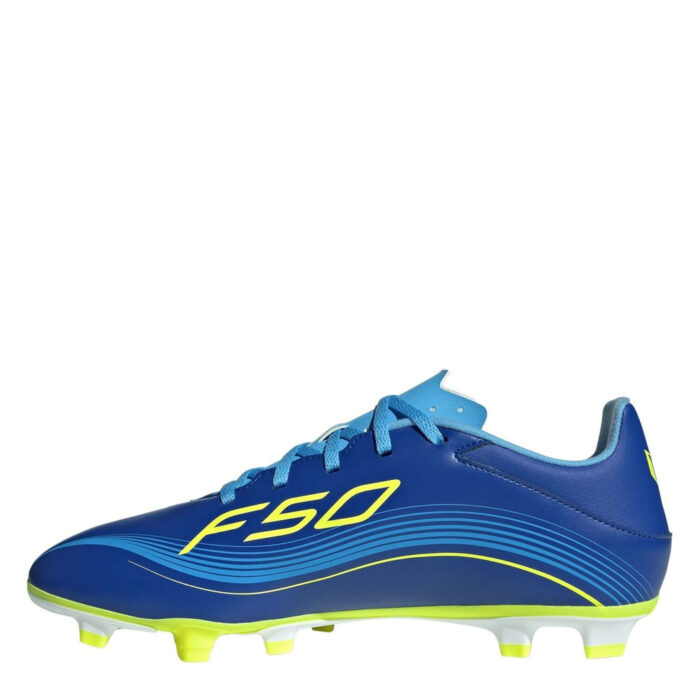 adidas F50 Messi Firm Ground Football Boots – Blue/Yellow – view 2