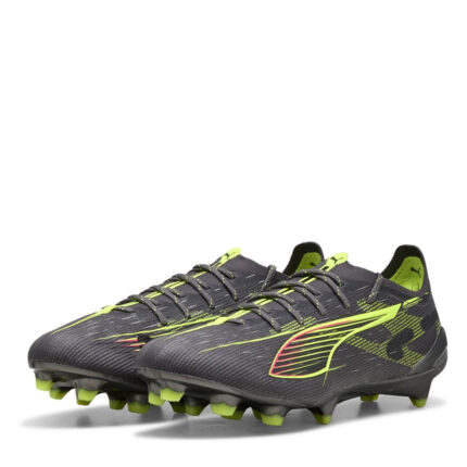 Puma Ultra 5 Junior Firm Ground Football Boots – Matte Silver