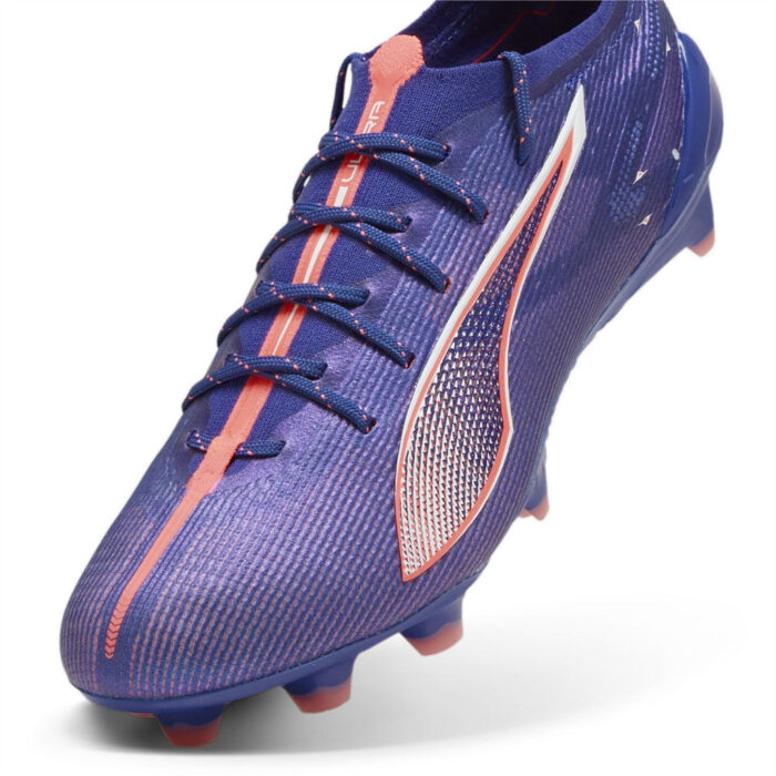 Puma Womens Ultra 5 Firm Ground Football Boots – Purple/Wht/Org – view 6