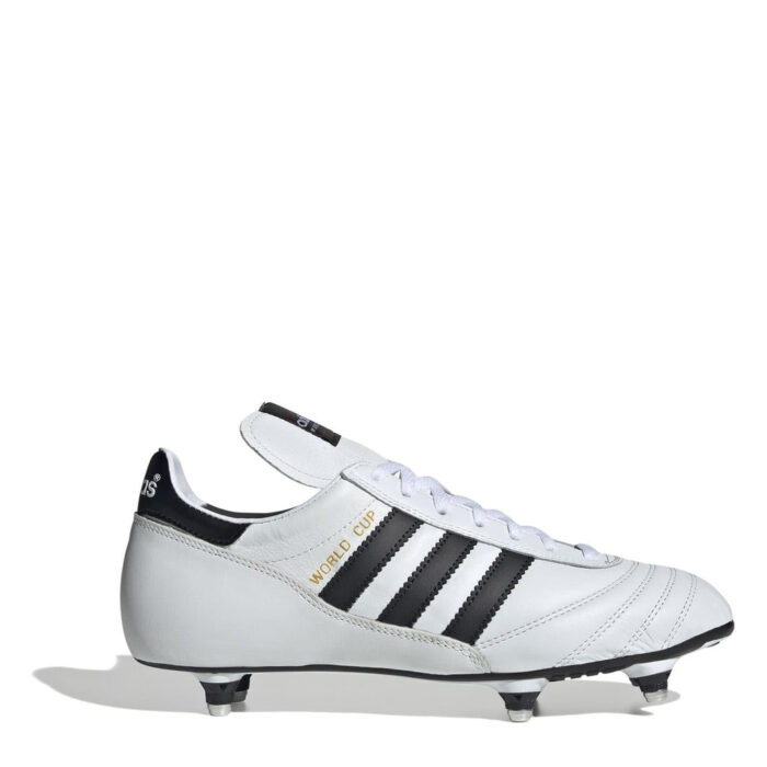 adidas World Cup Soft Ground Football Boots – White/Black – view 7