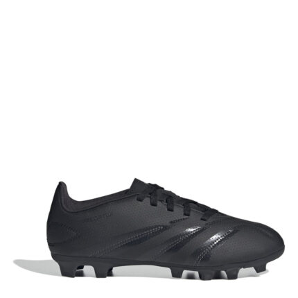 adidas Predator 24 Junior Firm Ground Football Boots – Black/Grey