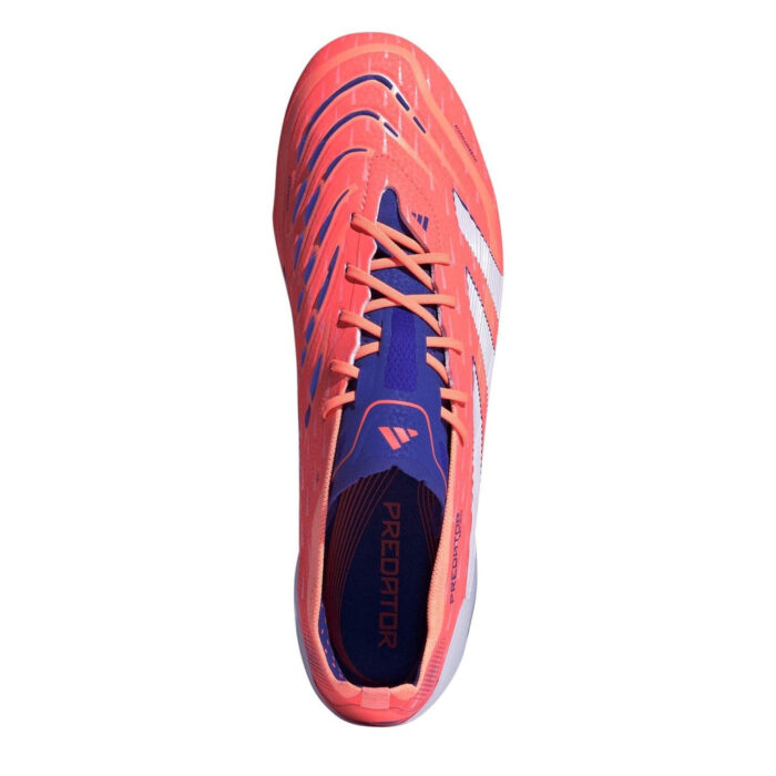 adidas Predator Soft Ground Football Boots – Orange/White – view 5