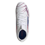 adidas F50 Junior Firm Ground Football Boots – White/Blue/Red – view 5