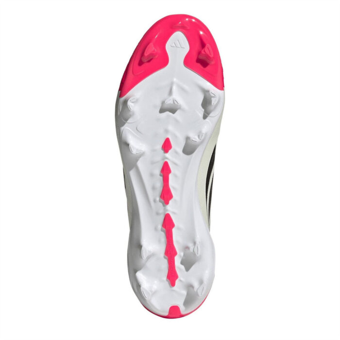 adidas Predator Junior Firm Ground Football Boots – Red/Blk/White – view 6