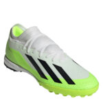 adidas X Crazyfast Turf Football Boots – Wht/Blk/Lemon - Image 3