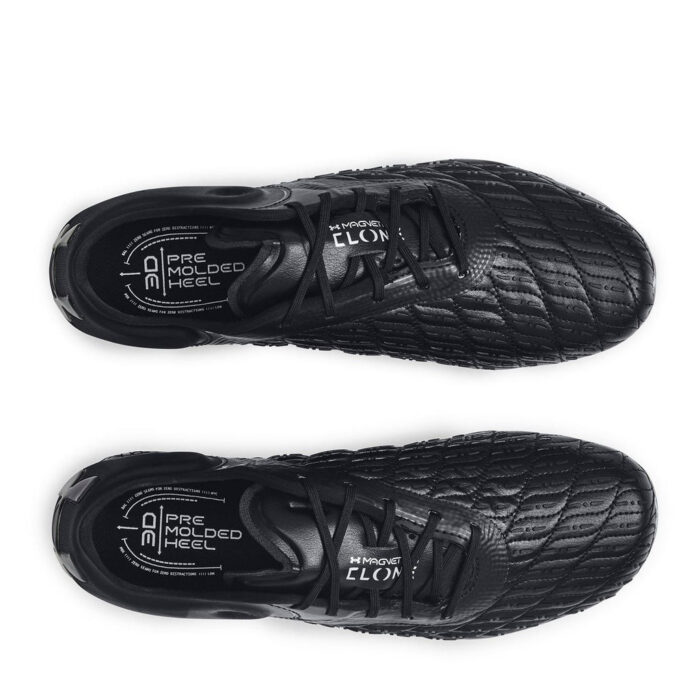 Under Armour Womens Clone Magnetico Firm Ground Football Boots – Black/Black – view 4