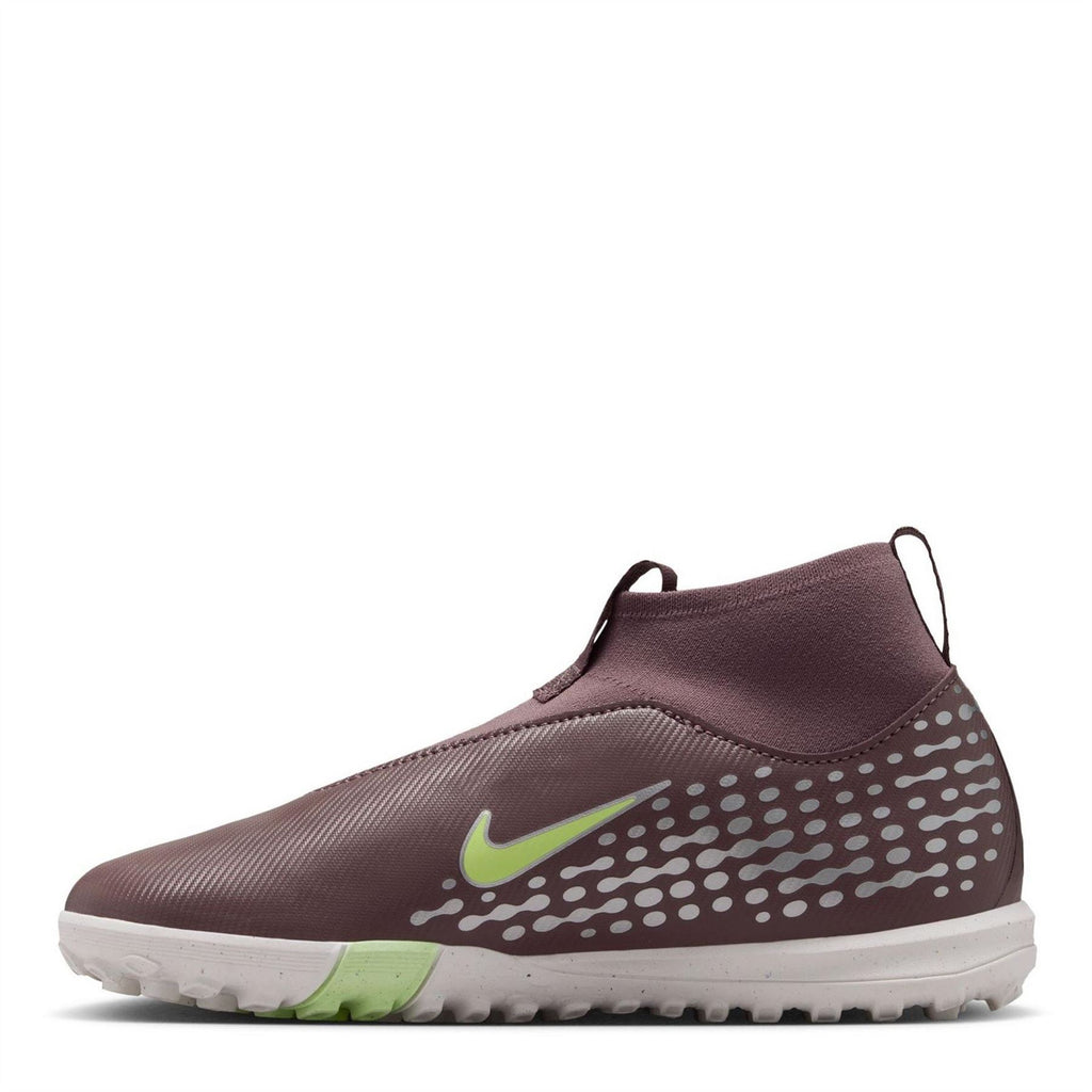 Nike Zoom Mercurial Superfly 10 Junior Turf Football Boots – Plum/Silver – view 2