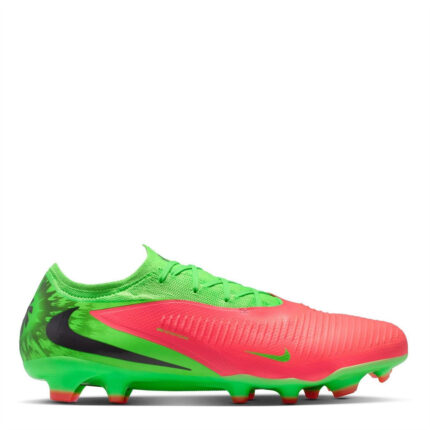 Nike Phantom 6 Low Firm Ground Football Boots – Pink/Green Strk