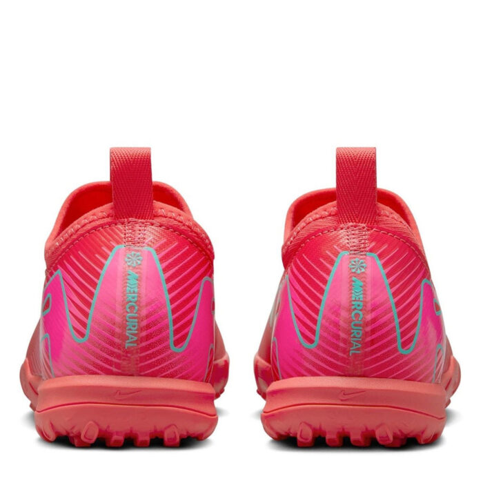 Nike Zoom Mercurial Vapor 16 Junior Turf Football Boots – Red/Green – view 5