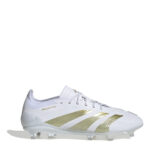 adidas Predator Firm Ground Football Boots – White/Gold/Wht