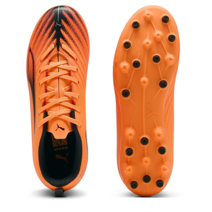 Puma Junior Multi-Ground Football Boots – Heat Fire-Bla - Image 3