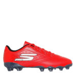 Skechers Razor Junior Firm Ground Football Boots – Red/Black – view 3