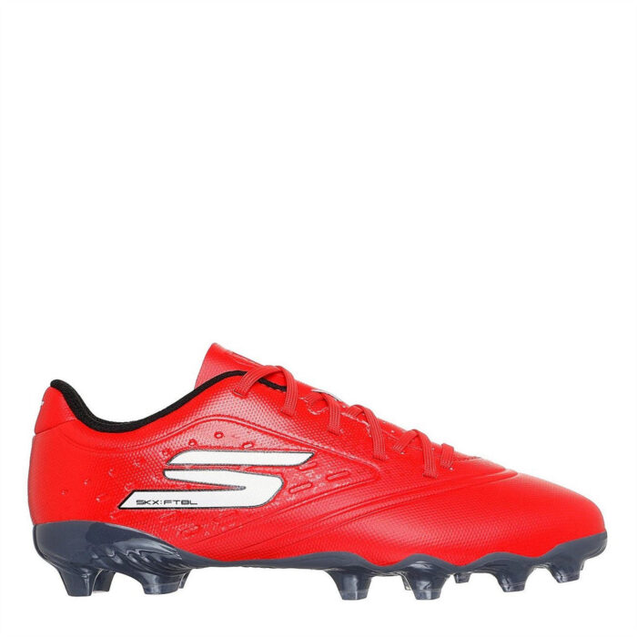 Skechers Razor Junior Firm Ground Football Boots – Red/Black – view 3