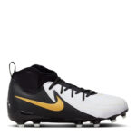 Nike Phantom Luna Ii Junior Firm Ground Football Boots – White/Blk/Gold