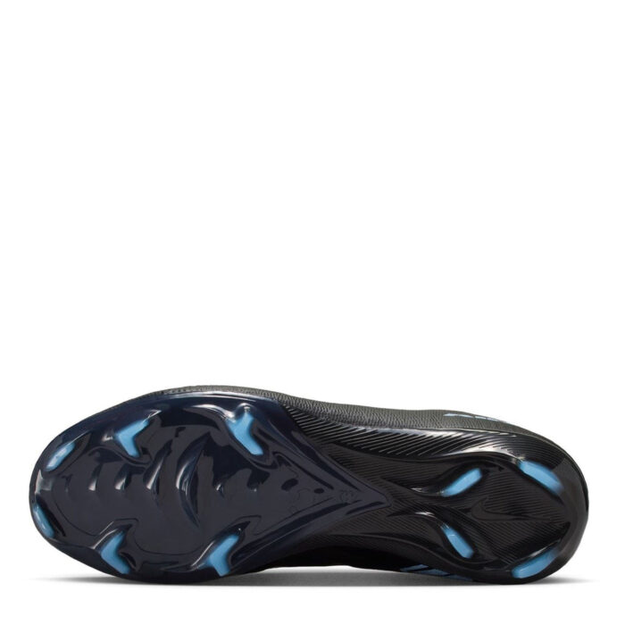 Nike Mercurial Vapor 16 Junior Firm Ground Football Boots – Black/Blue – view 3