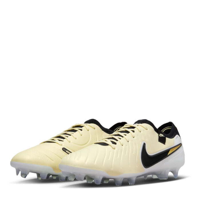 Nike Tiempo Legend 10 Firm Ground Football Boots – Lemonade/Black - Image 4