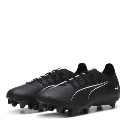 Puma Ultra 5 Firm Ground Football Boots – Black/White