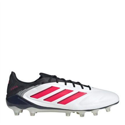 adidas Copa Pure III Lace-Up Low Top Turf Football Boots – Wht/Red/Blk