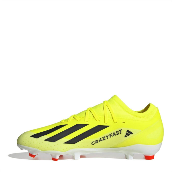 adidas X Crazyfast Firm Ground Football Boots – Yellow/Blk/Wht – view 2