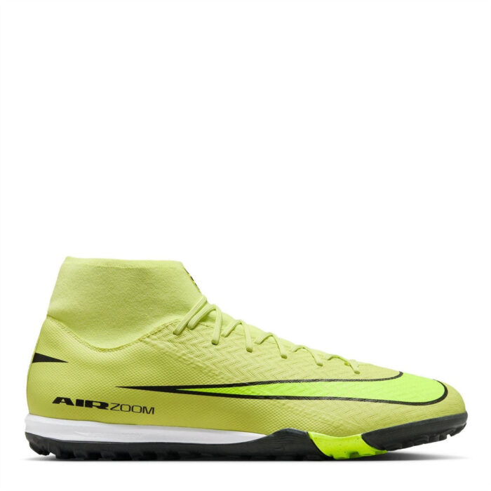 Nike Mercurial Superfly 10 Turf Football Boots – Volt/Crimson – view 7