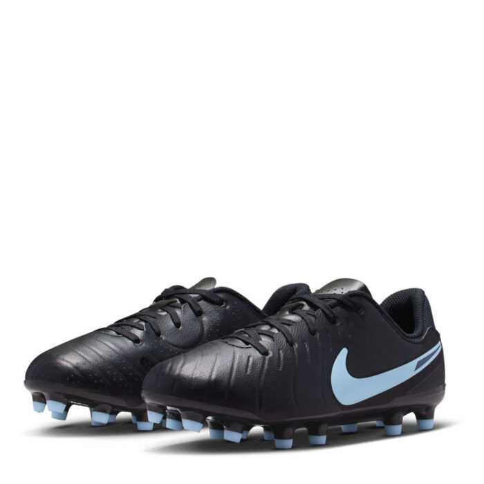 Nike Tiempo Legend 10 Junior Firm Ground Football Boots – Black/Black – view 4