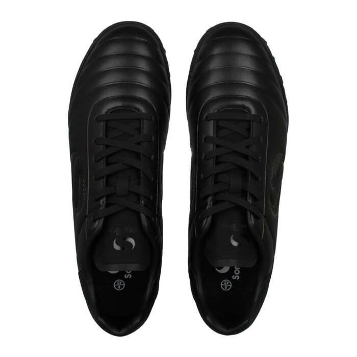 Sondico Mens Strike Turf Football Boots – Black/Black – view 6