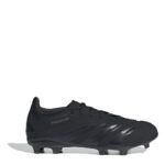 adidas Predator 24 Junior Firm Ground Football Boots – Black/Grey – view 7