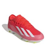 adidas X Crazyfast Junior Firm Ground Football Boots – Red/Wht/Yellow – view 3