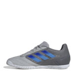 adidas Super Indoor Football Boots – Grey/Blue – view 2