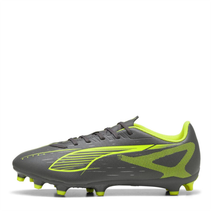 Puma Ultra 5 Firm Ground Football Boots – Silver/Yellow – view 8