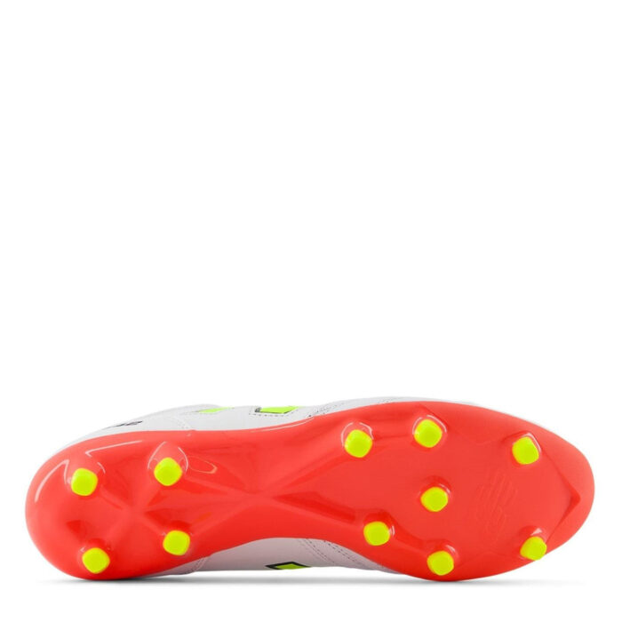 New Balance 442 V2 Team Firm Ground Football Boots – White/Volt – view 5