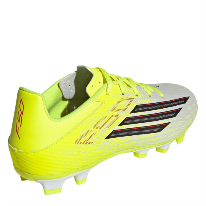 adidas F50 Messi Firm Ground Football Boots – Solar Yellow - Image 4