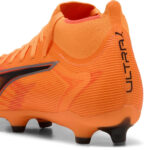 Puma Womens Ultra 5 Firm Ground Football Boots – Orange/Black – view 5