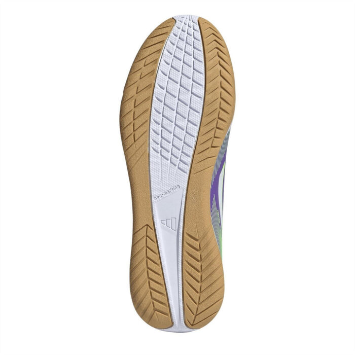 adidas F50 Messi Junior Indoor Football Boots – Purple/White – view 6