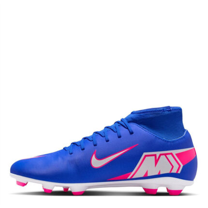 Nike Mercurial Superfly 10 Firm Ground Football Boots – Blue/Wht/Pink – view 2