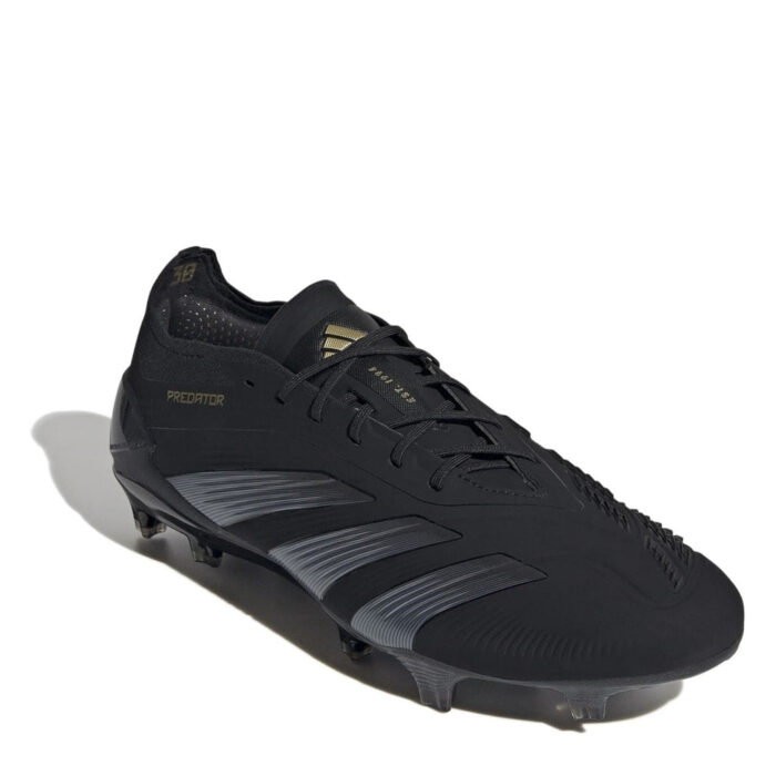adidas Predator Firm Ground Football Boots – Core Black/Crbn – view 3