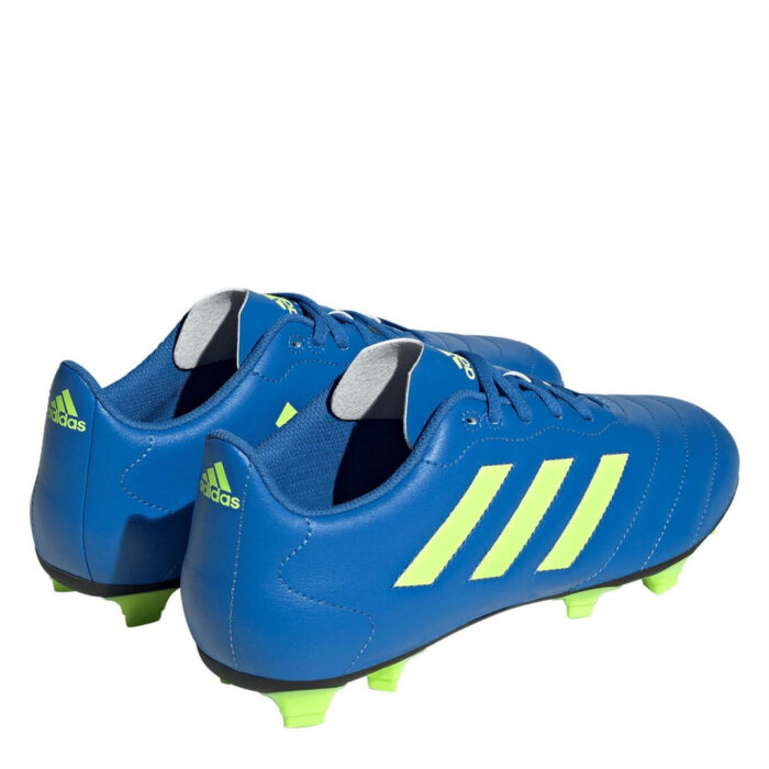 adidas Goletto Firm Ground Football Boots – Blue/Lemon – view 4