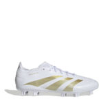 adidas Predator 24 Firm Ground Football Boots – White/Gold/Bge
