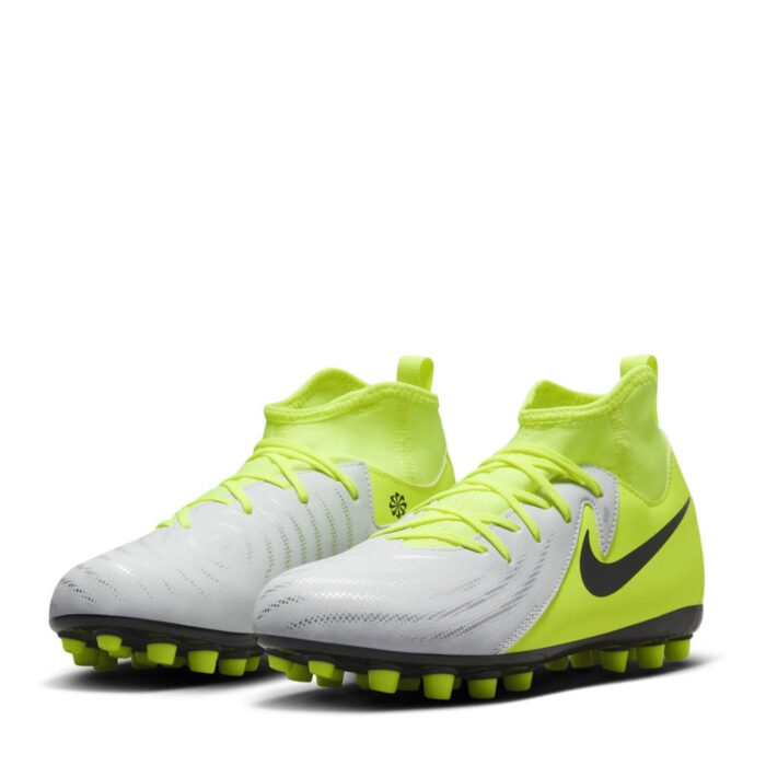 Nike Phantom Luna Ii Junior Artificial Ground Football Boots – Silver/Volt – view 4