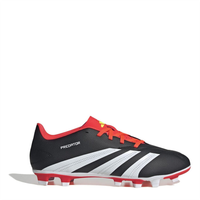 adidas Predator 24 Firm Ground Football Boots – Black/White/Red - Image 7