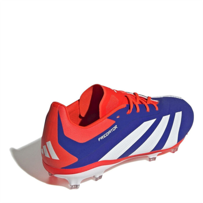 adidas Predator 24 Junior Firm Ground Football Boots – Blue/Wht/Red - Image 4
