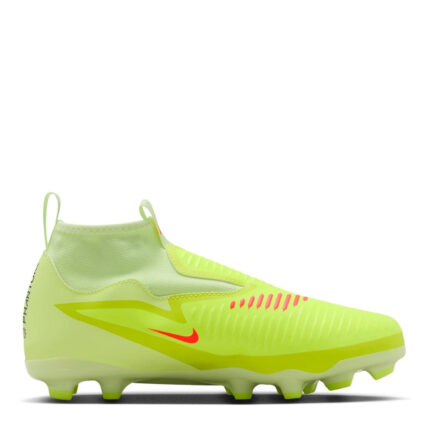 Nike Phantom Luna Ii Junior Firm Ground Football Boots – Crimson/Volt