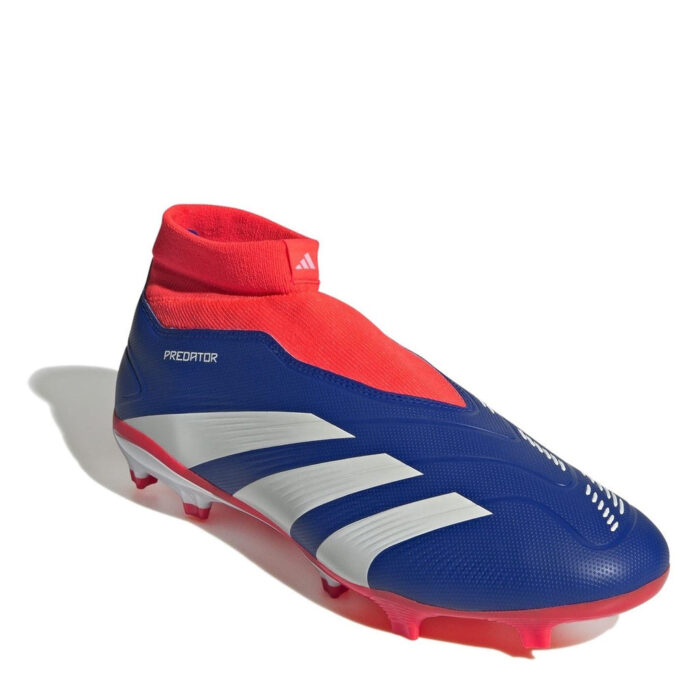 adidas Predator 24 Firm Ground Football Boots – Blue/Wht/Red – view 3