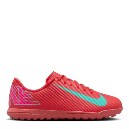 Nike Mercurial Vapor 16 Junior Turf Football Boots – Red/Green
