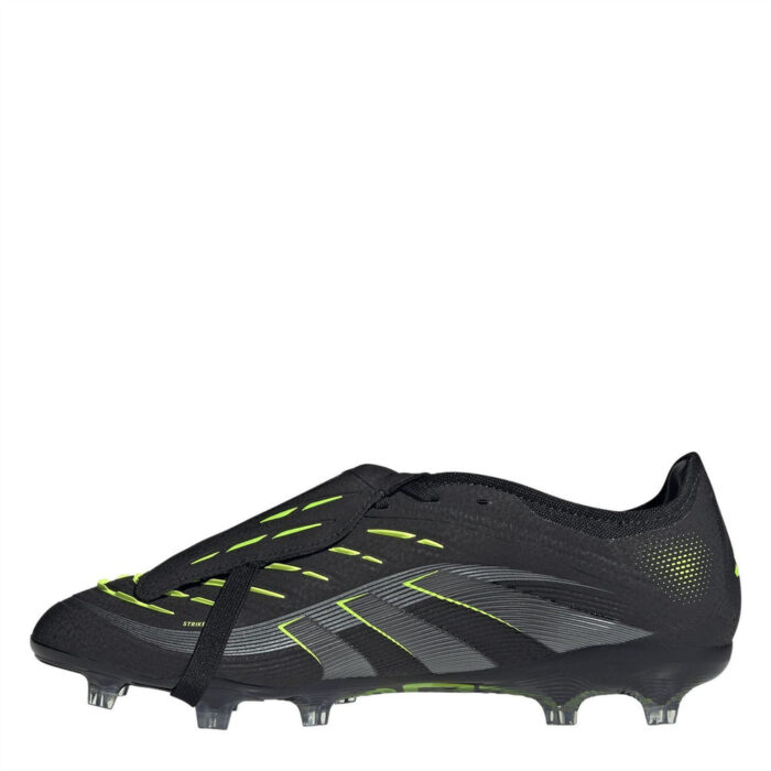 adidas Predator Firm Ground Football Boots – Black/Lemon - Image 8